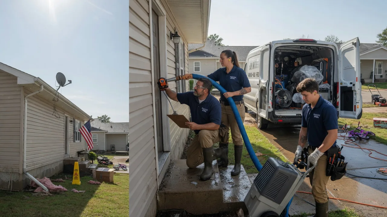 Ceiling Water Damage Restoration in Waverly, TN near me